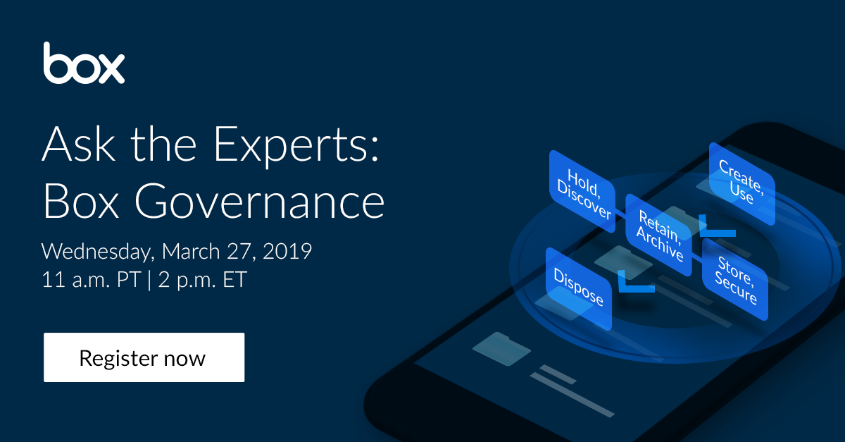 Ask the Experts: Box Governance